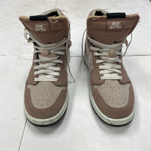 Air Jordan 1 Zoom Comfort Pink Oxford Light Chocolate CT0978-201 Men’s 10.5 - Picture 6 of 8